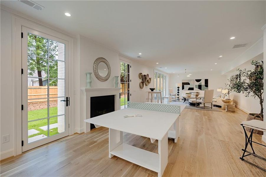 Furnished interior view inside a new home in , Atlanta (Image 72). Furnished interior view inside a new home in , Atlanta (Image 72).