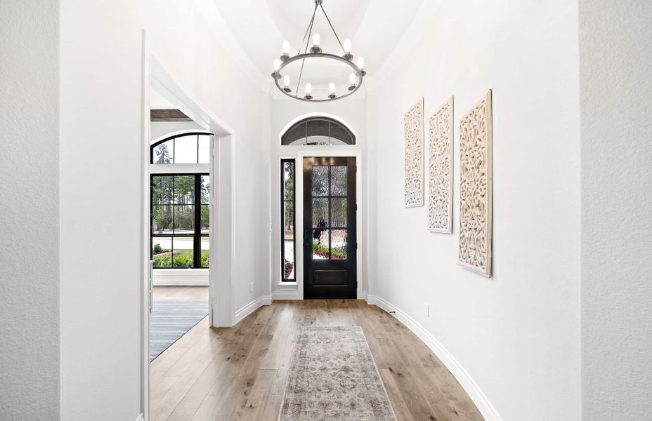 Representative unfurnished interior of a home built from the 3546 by Ravenna Homes in The Woodlands Hills 65′, Willis (Image 20).