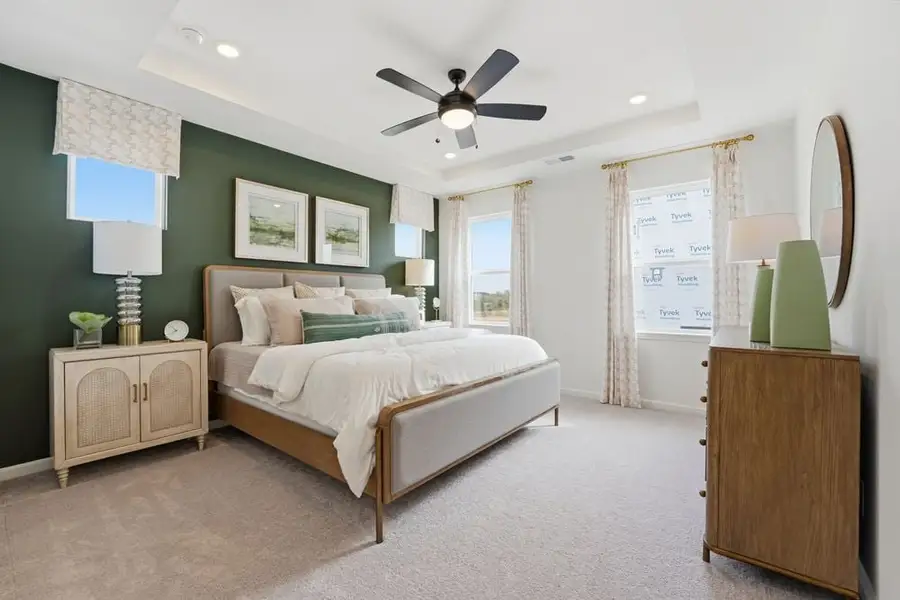 Furnished interior view inside a new home in Indian Trail Townhomes, Indian Trail (Image 3).