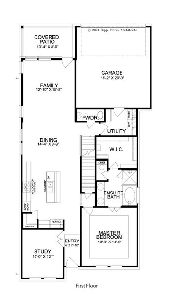 2D floor plan layout for the Duets D413 by Landon Homes in Lexington Frisco, Frisco, TX (Image 3). 2D floor plan layout for the Duets D413 by Landon Homes in Lexington Frisco, Frisco, TX (Image 3).