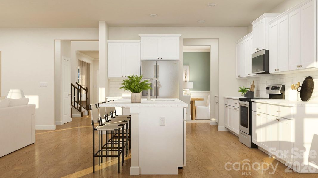Furnished interior view inside a new home in Harris Mill, Indian Land (Image 4).