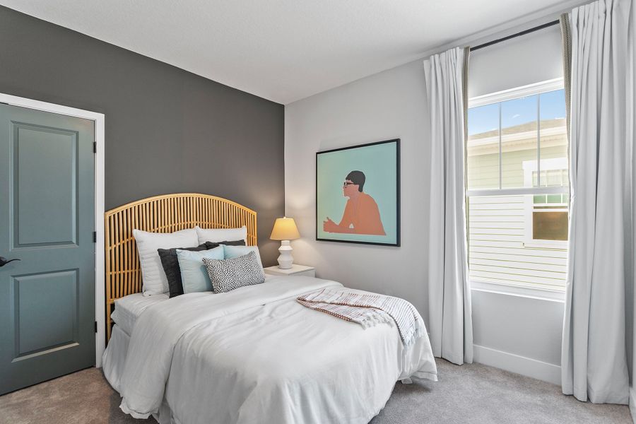 Representative furnished interior of a home built from the The Carsten II by David Weekley Homes in Apex at Seminole Heights, Tampa (Image 4).