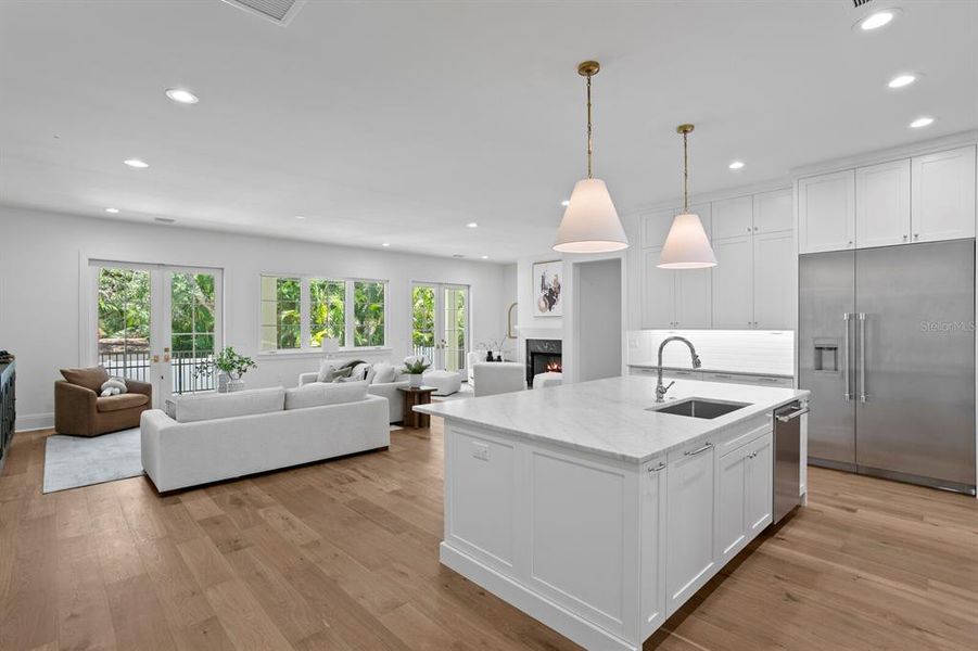 Furnished interior view inside a new home in , Tampa (Image 40). Furnished interior view inside a new home in , Tampa (Image 40).