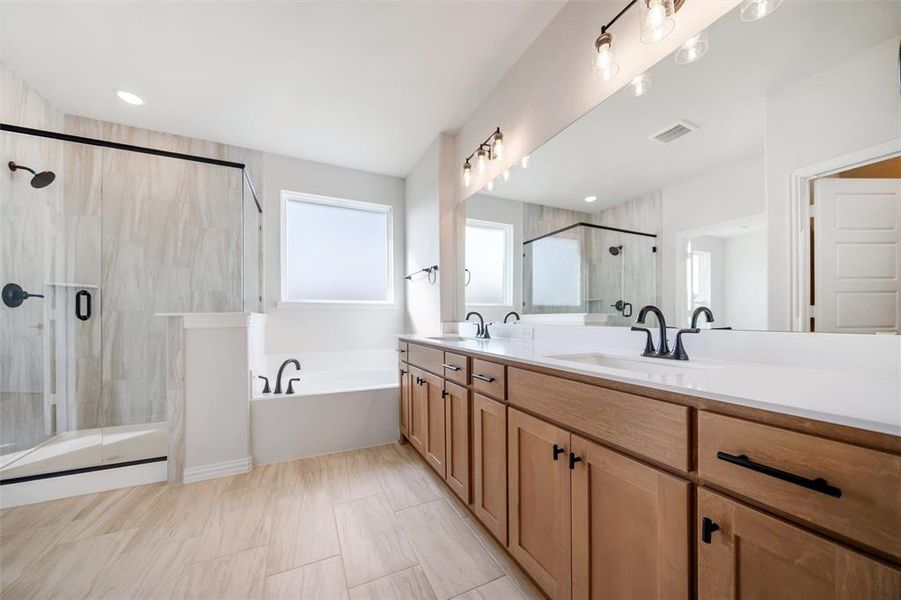 Furnished interior view inside a new home in Morningstar, Aledo (Image 7). Furnished interior view inside a new home in Morningstar, Aledo (Image 7).