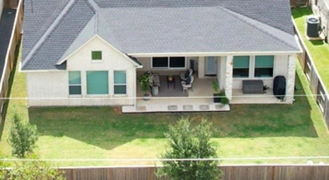Ample space for outdoor kitchen and pool.