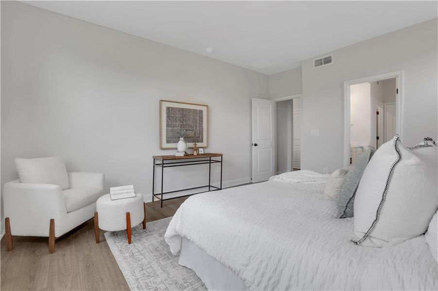 Furnished interior view inside a new home in Easton Walk, Lawrenceville (Image 18).
