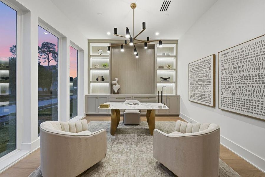 Furnished interior view inside a new home in , Houston (Image 4).