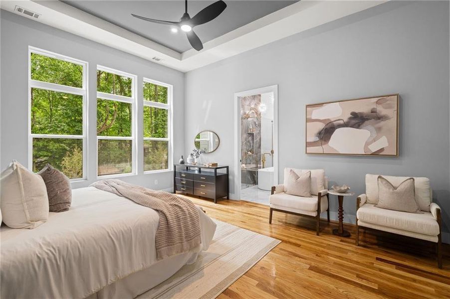 Furnished interior view inside a new home in , Alpharetta (Image 29).