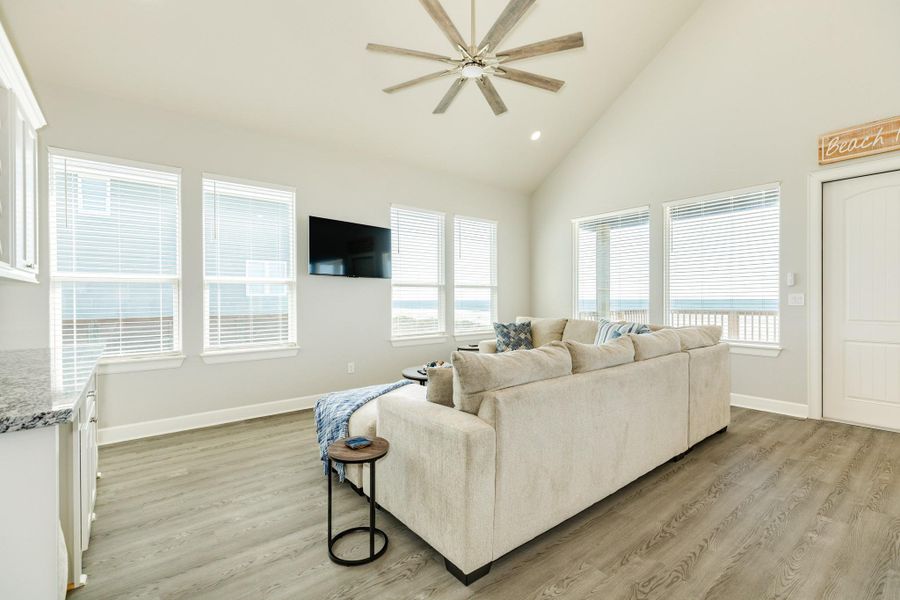 Furnished interior view inside a new home in , Surfside Beach (Image 24). Furnished interior view inside a new home in , Surfside Beach (Image 24).