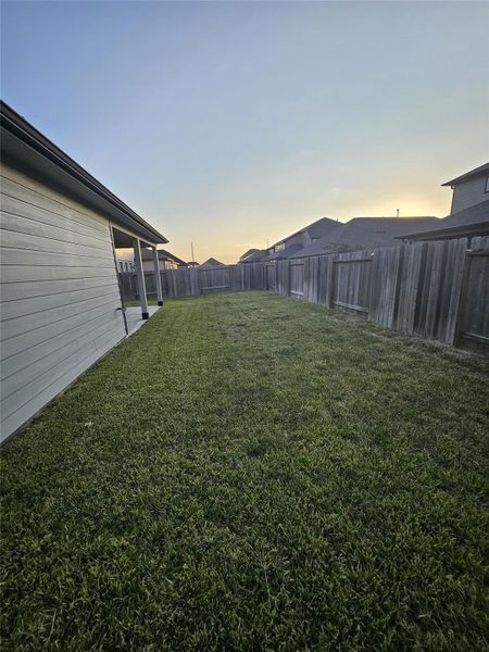 Exterior details and patio area of a home in Briarwood Crossing, Rosenberg (Image 22). Exterior details and patio area of a home in Briarwood Crossing, Rosenberg (Image 22).