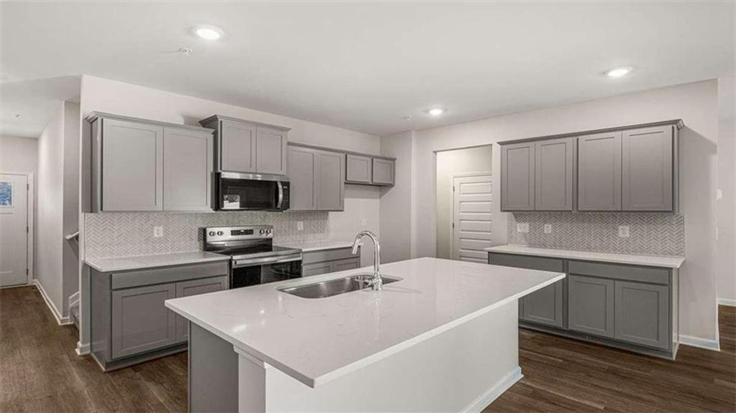 Furnished interior view inside a new home in Echo Glen, Stockbridge (Image 5).