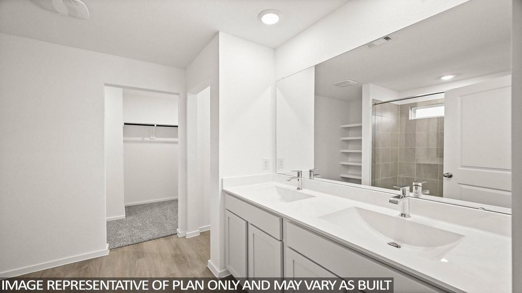 Furnished interior view inside a new home in , Crosby (Image 5).