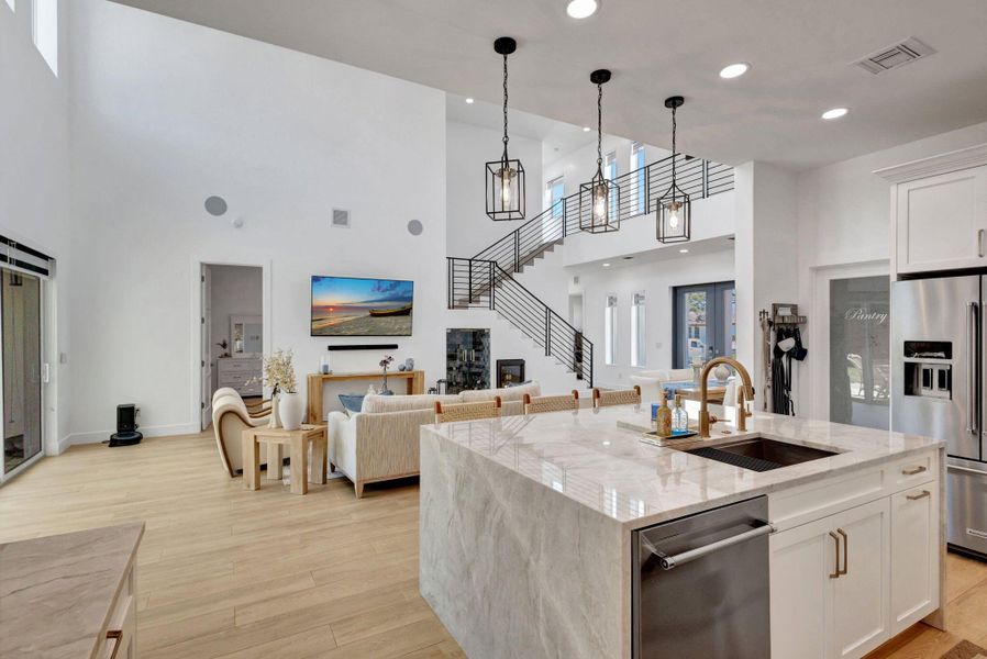 Furnished interior view inside a new home in , North Palm Beach (Image 77). Furnished interior view inside a new home in , North Palm Beach (Image 77).