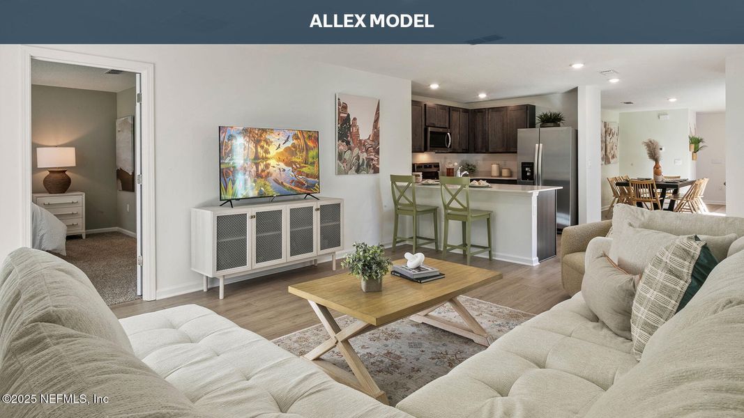 Furnished interior view inside a new home in Grand Reserve, Bunnell (Image 17).