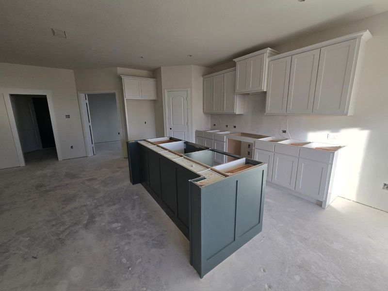 In-progress construction of a new home in Morningstar, Aledo, TX (Image 7).