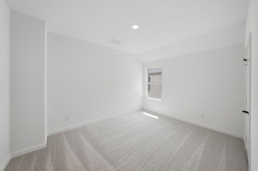 Spacious, unfurnished interior of a new home in Light Farms Brenham - 40' Lots, Celina (Image 38). Spacious, unfurnished interior of a new home in Light Farms Brenham - 40' Lots, Celina (Image 38).