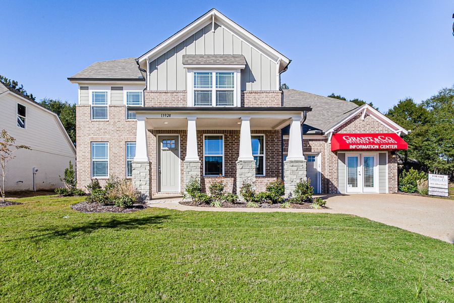 Representative exterior photo of a completed home built from the Townsend by Grant & Co in Lockwood, Collierville, TN (Image 25).