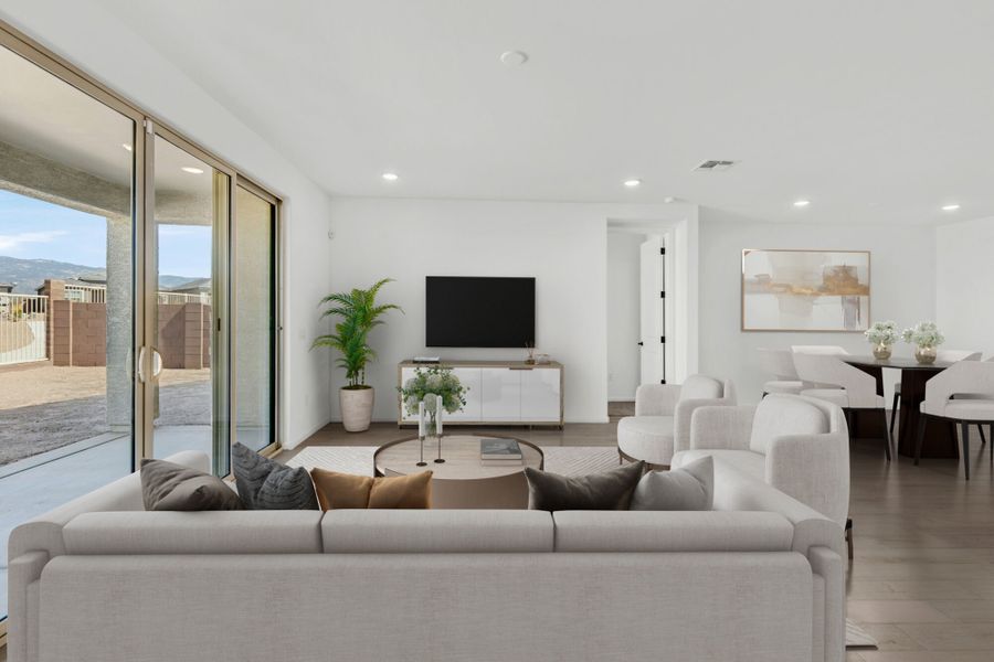 Furnished interior view inside a new home in Oasis At Rocking K, Vail (Image 5).