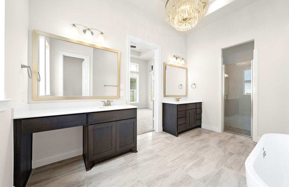 Representative furnished interior of a home built from the 2855AU by Ravenna Homes in Audubon 60′, Magnolia (Image 20).