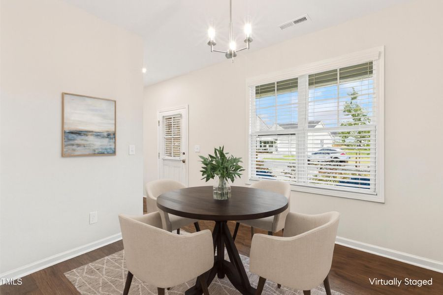 Dining Room Staged Dining Room Staged