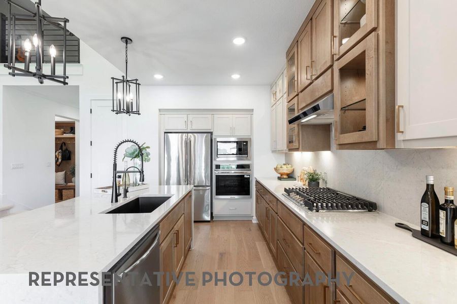 Furnished interior view inside a new home in Easton Park, Austin (Image 11).