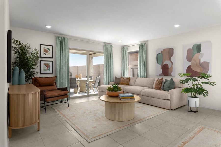 Spacious great room Spacious great room