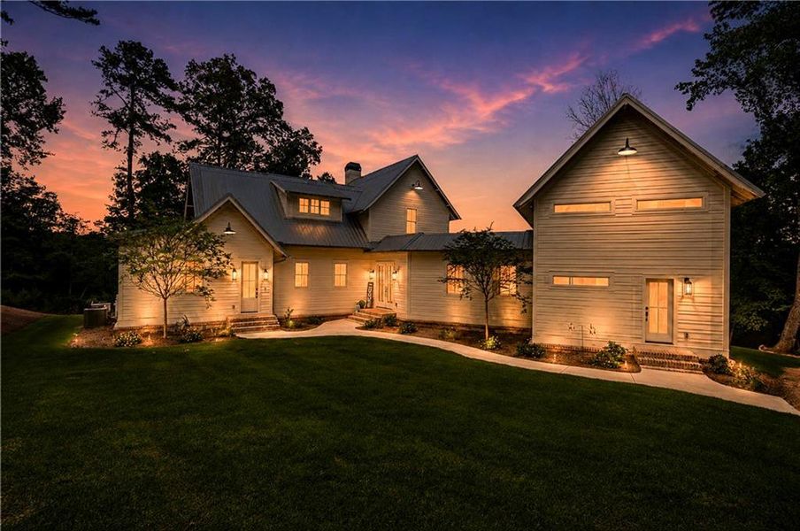 Front exterior of a new home in , Eatonton, GA, highlighting curb appeal (Image 29). Front exterior of a new home in , Eatonton, GA, highlighting curb appeal (Image 29).