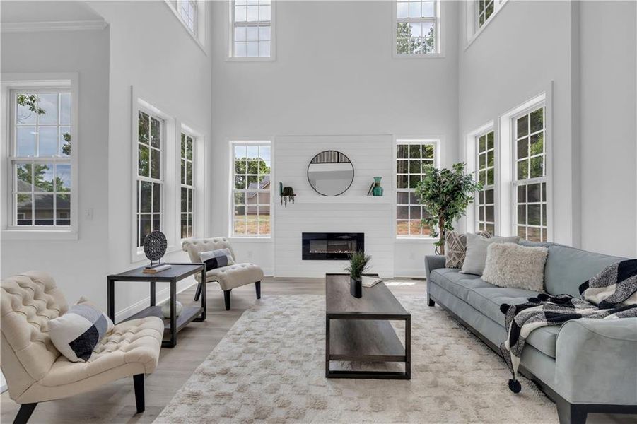 Furnished interior view inside a new home in , Douglasville (Image 15).