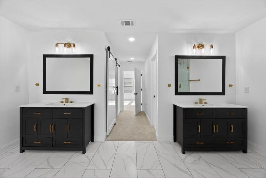 Furnished interior view inside a new home in , Atlanta (Image 9). Furnished interior view inside a new home in , Atlanta (Image 9).