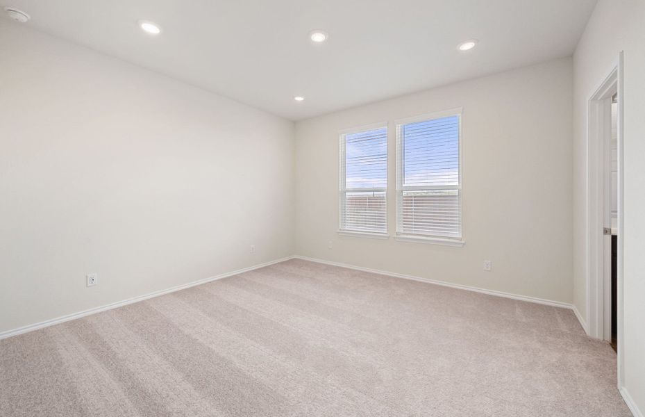 Representative unfurnished interior of a home built from the Independence by Pulte Homes in La Cima, San Marcos (Image 9). Representative unfurnished interior of a home built from the Independence by Pulte Homes in La Cima, San Marcos (Image 9).