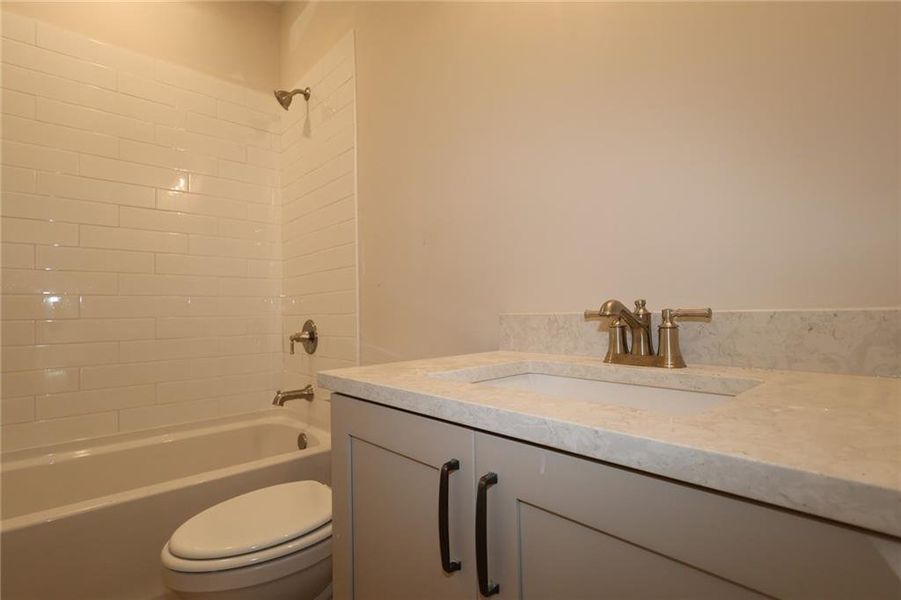 Close-up of interior finishes inside a home in Crescent Pointe at Great Sky, Canton (Image 6).