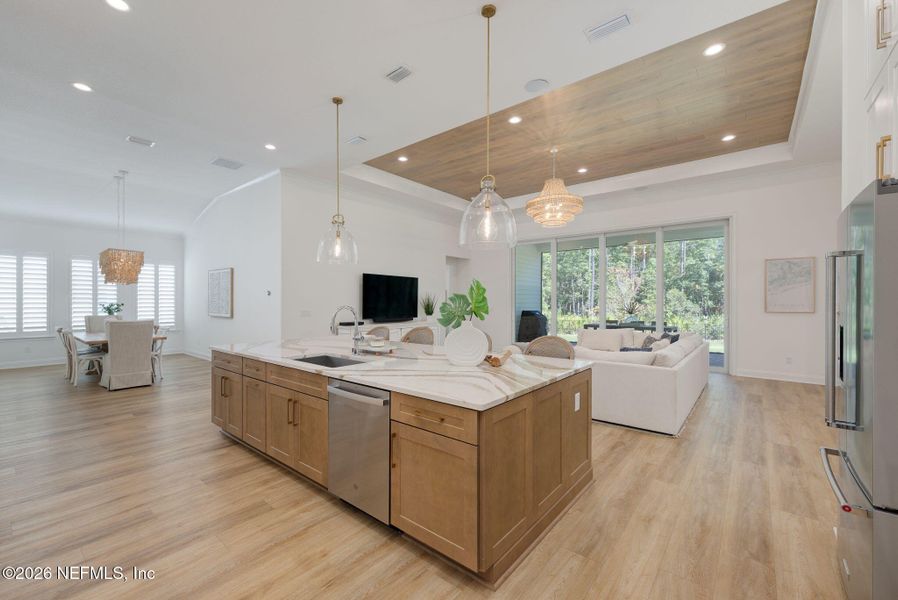 Furnished interior view inside a new home in Nocatee, Ponte Vedra (Image 10).