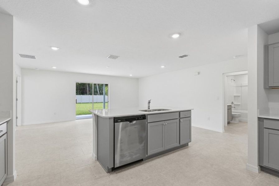 Furnished interior view inside a new home in Richmond Cove, Palm Bay (Image 8). Furnished interior view inside a new home in Richmond Cove, Palm Bay (Image 8).