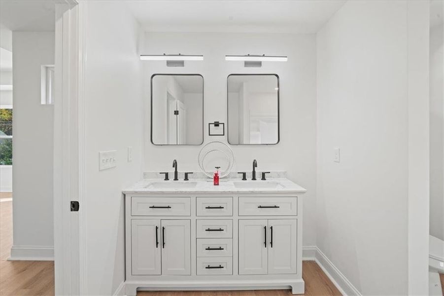 Furnished interior view inside a new home in , Atlanta (Image 6). Furnished interior view inside a new home in , Atlanta (Image 6).