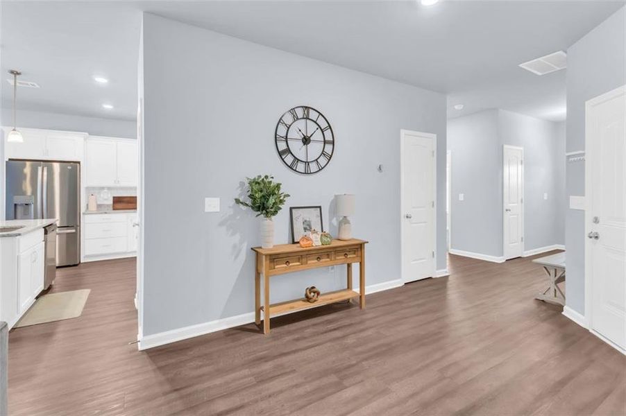 Furnished interior view inside a new home in , Clarkesville (Image 7).