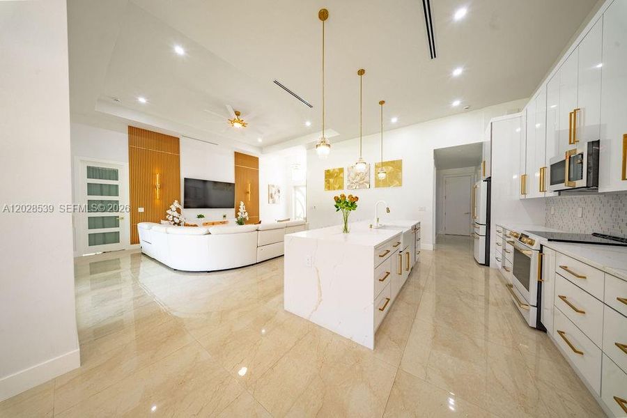 Furnished interior view inside a new home in , North Fort Myers (Image 25).