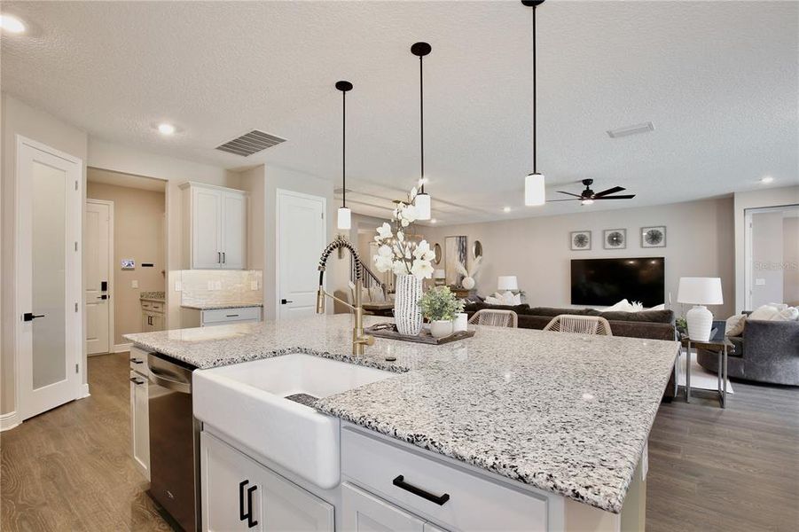 Furnished interior view inside a new home in , Clermont (Image 32). Furnished interior view inside a new home in , Clermont (Image 32).