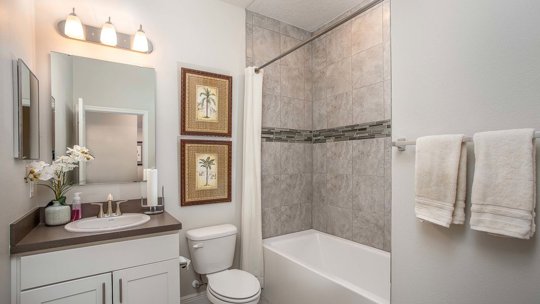 Representative furnished interior of a home built from the Wilmington by Maronda Homes in Coastal Communities, Edgewater (Image 15).