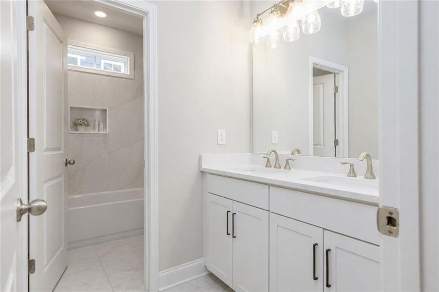 Furnished interior view inside a new home in Livingstone Park, Kennesaw (Image 5).