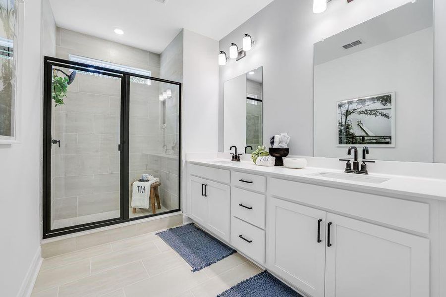 Furnished interior view inside a new home in Reserve at Hickory Walk, Kennesaw (Image 14). Furnished interior view inside a new home in Reserve at Hickory Walk, Kennesaw (Image 14).