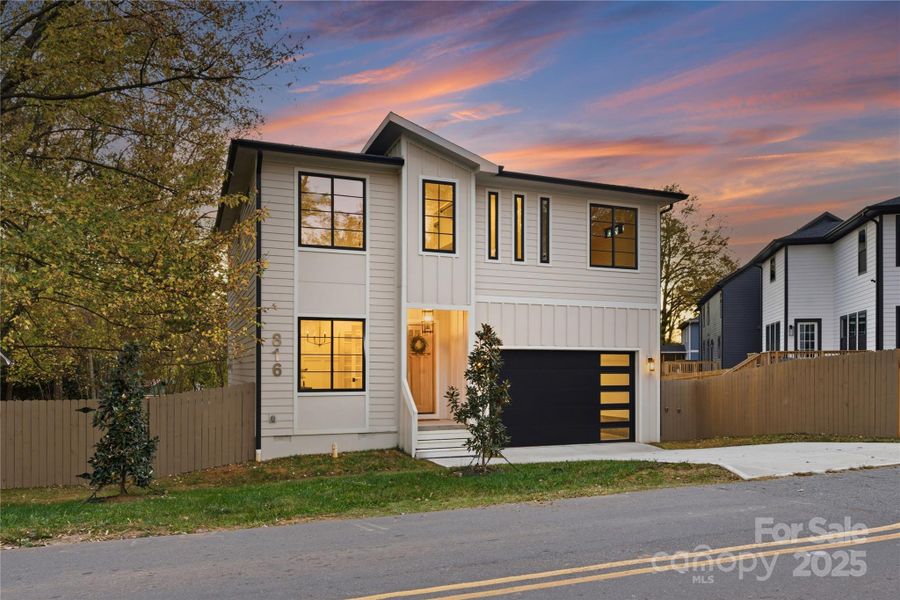 Front exterior of a new home in , Charlotte, NC, highlighting curb appeal (Image 25).