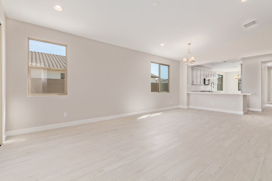 Representative unfurnished interior of a home built from the Lily by Taylor Morrison in CantaMia at Estrella 55+, Goodyear (Image 6).