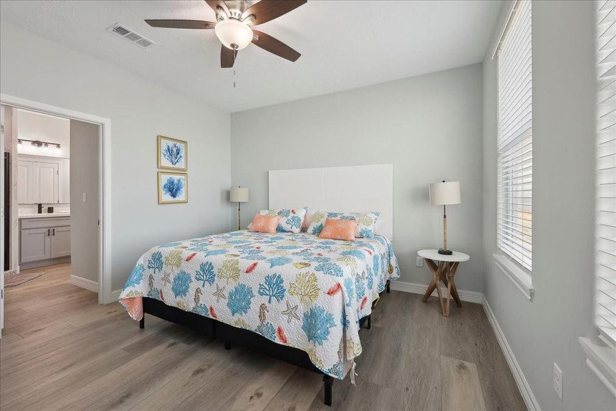 Furnished interior view inside a new home in , Crystal Beach (Image 24). Furnished interior view inside a new home in , Crystal Beach (Image 24).
