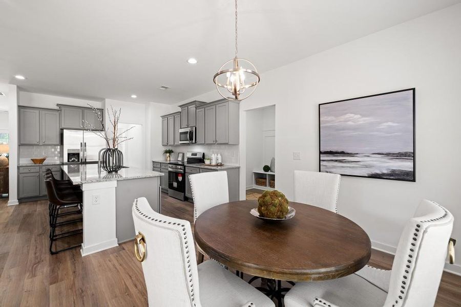 Furnished interior view inside a new home in Sutton's Landing, Statham (Image 19).