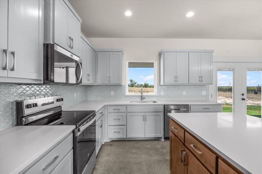 Furnished interior view inside a new home in , Cresson (Image 8).