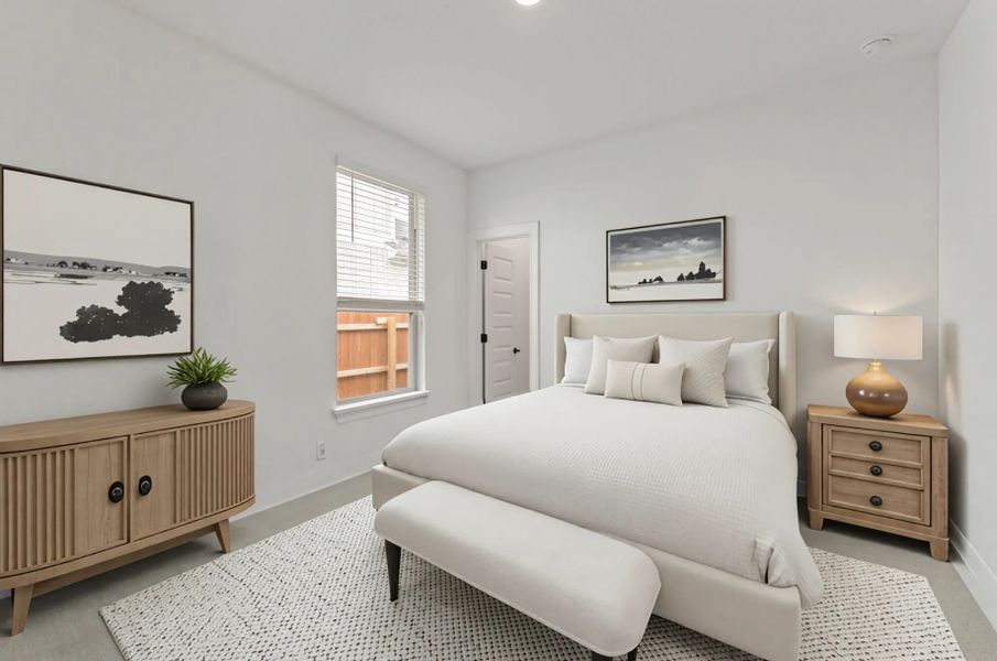 Representative furnished interior of a home built from the Oakmont by Pulte Homes in Santa Rita Ranch, Liberty Hill (Image 8). Representative furnished interior of a home built from the Oakmont by Pulte Homes in Santa Rita Ranch, Liberty Hill (Image 8).