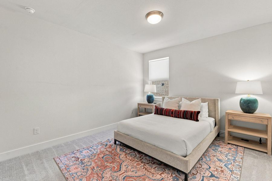 Additional spacious secondary upstairs bedroom with private window views and comfortable layout. Additional spacious secondary upstairs bedroom with private window views and comfortable layout.