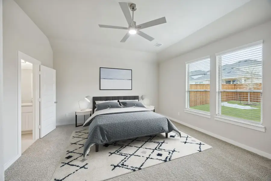 Primary Suite in the Stanley II home plan by Trophy Signature Homes – REPRESENTATIVE PHOTO Primary Suite in the Stanley II home plan by Trophy Signature Homes – REPRESENTATIVE PHOTO