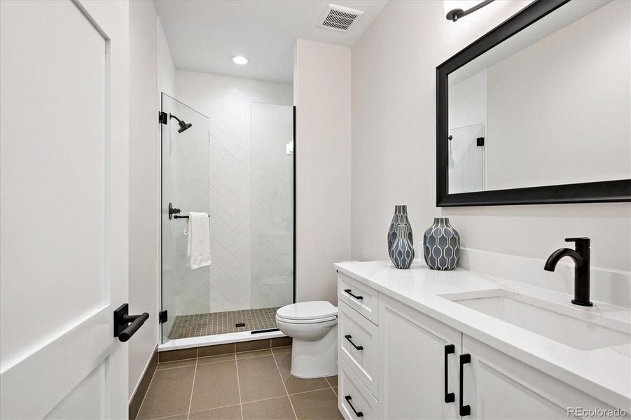 Furnished interior view inside a new home in , Denver (Image 18).