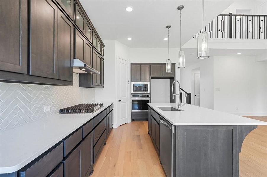 Furnished interior view inside a new home in The Parks at Wilson Creek: 50ft. lots, Celina (Image 7). Furnished interior view inside a new home in The Parks at Wilson Creek: 50ft. lots, Celina (Image 7).